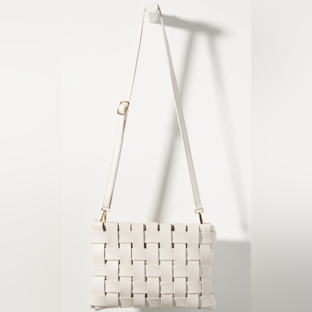 Anthropologie Lindy Woven Clutch/Crossbody Bag